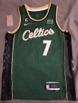 Maillot de Basket #7 Brown Boston Celtics 2022-23 City Edition Imprimé